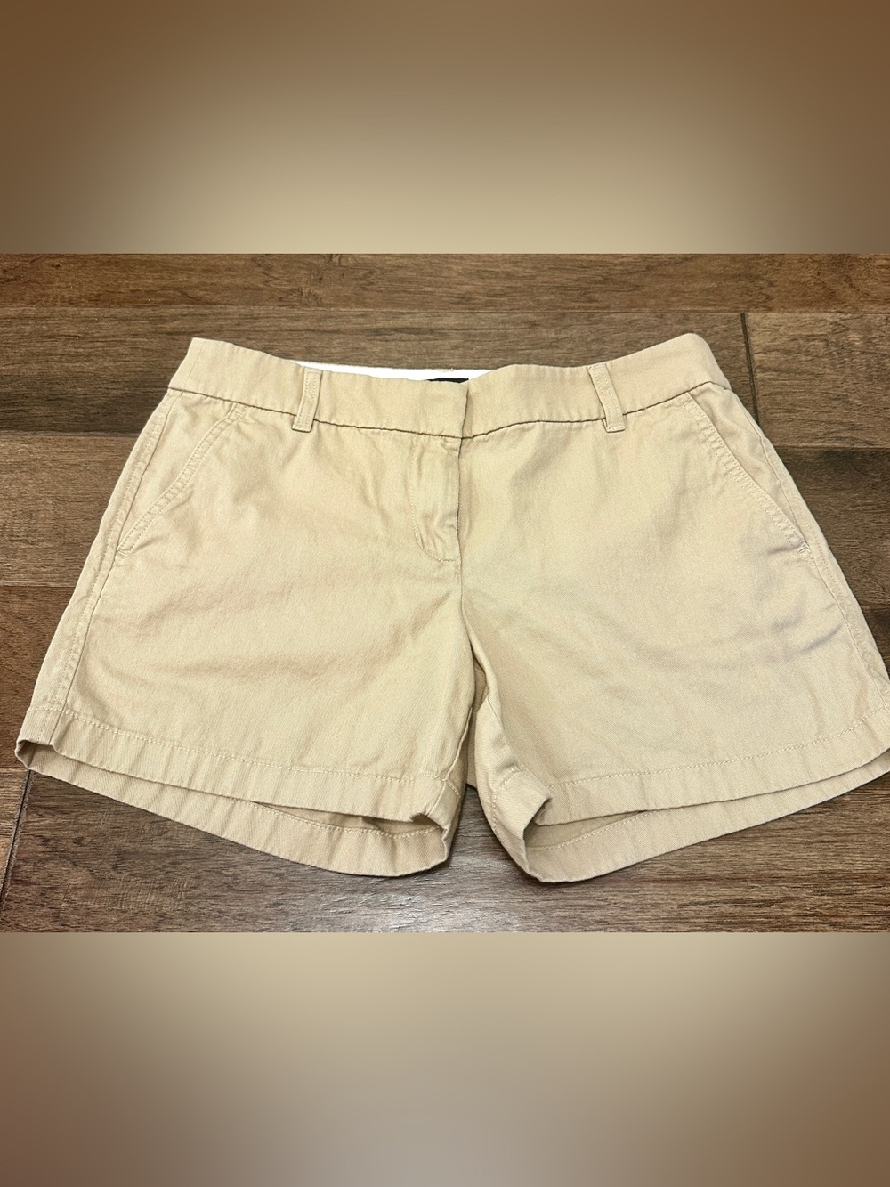 J. Crew Khaki Womens Classic  5” Chino Shorts